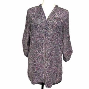 Guess by Marciano silk Floral dress Tunic
Long Sleeve mini